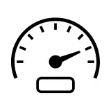 speedo with mileage reading